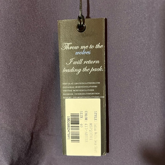 GREYSON Indian Wells Board Short in Abyss Size 40” - Picture 9 of 13